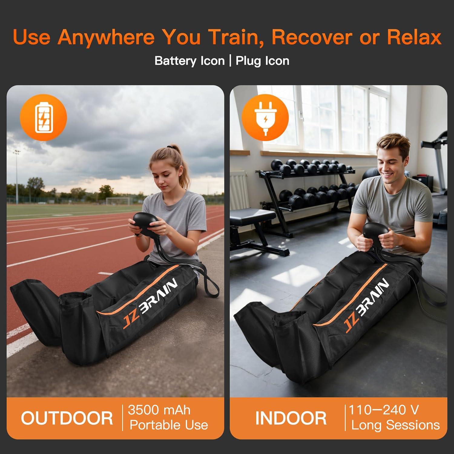 Botas de Compresión Secuencial Profesionales Healthpal Mediano