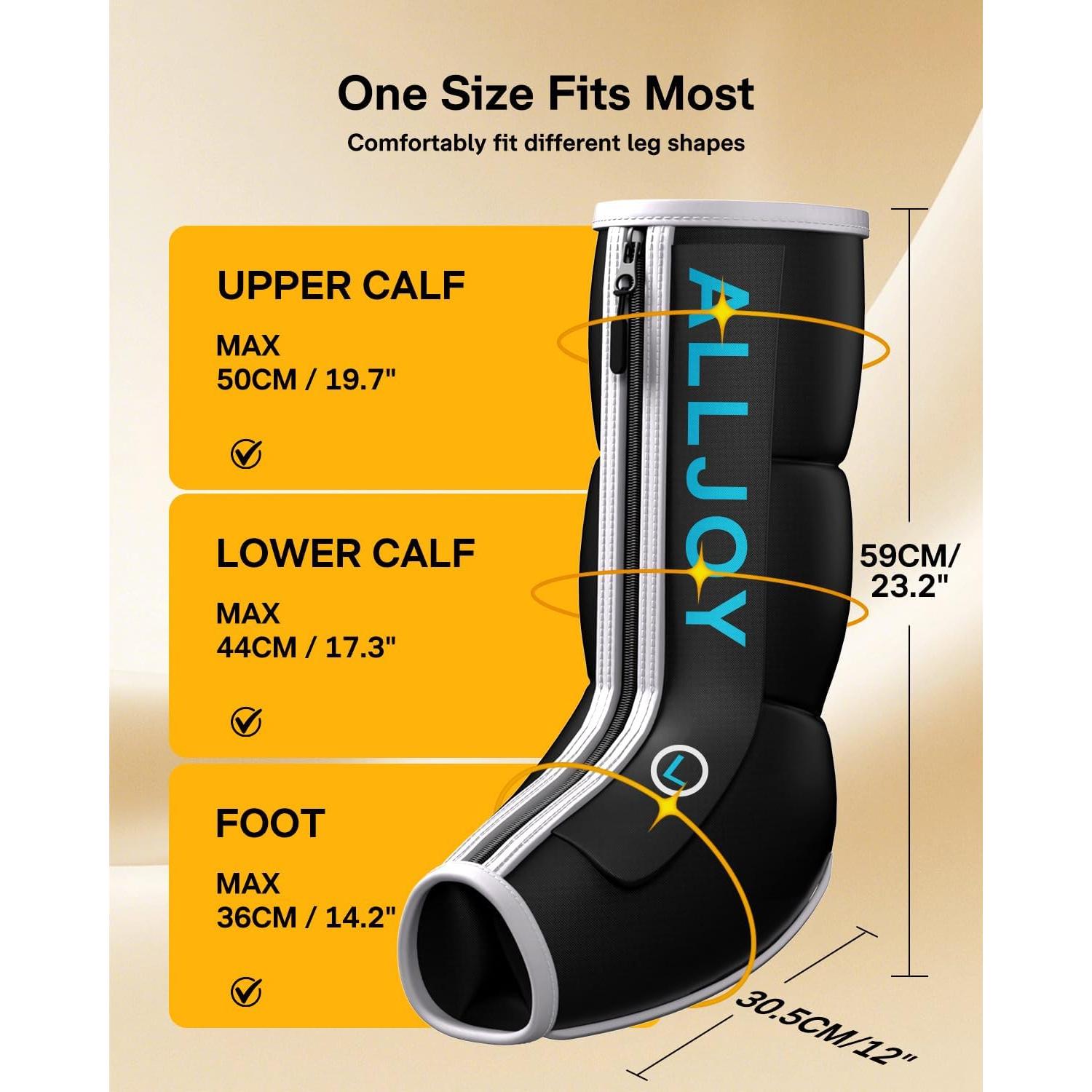 Masajeador de Piernas ALLJOY con Calor y Compresión 4 Modos