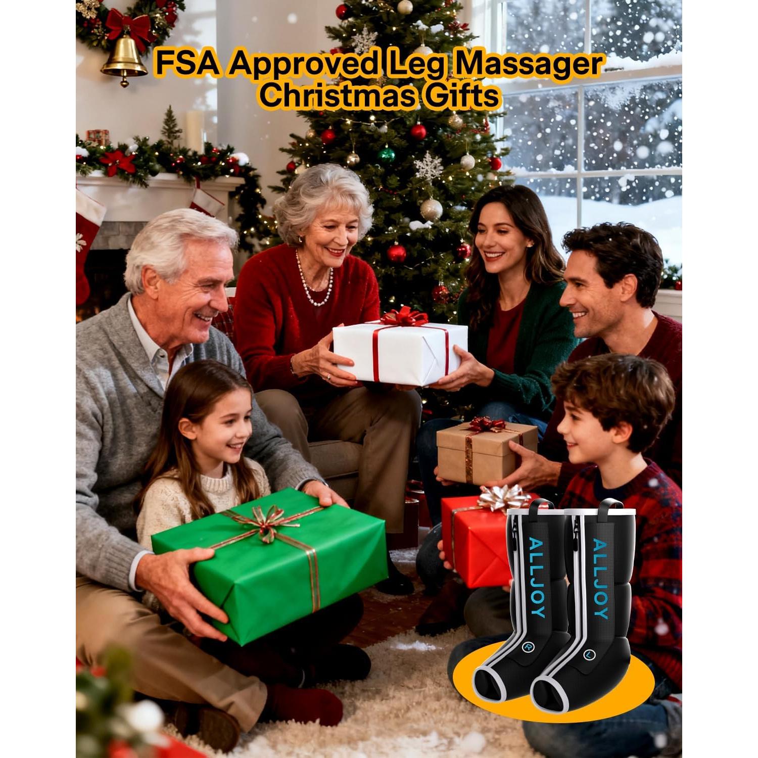 Masajeador de Piernas ALLJOY con Calor y Compresión 4 Modos