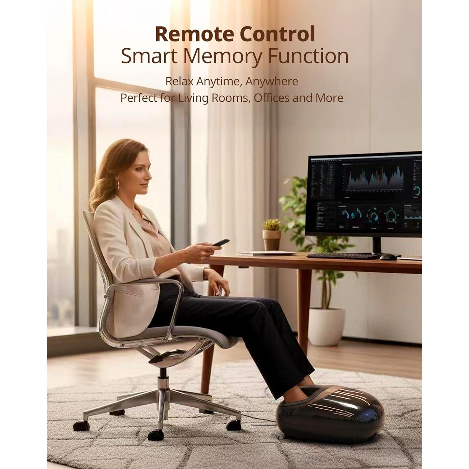 Máquina de Masaje para Pies Shiatsu Beirelaxed 3 Niveles Calor