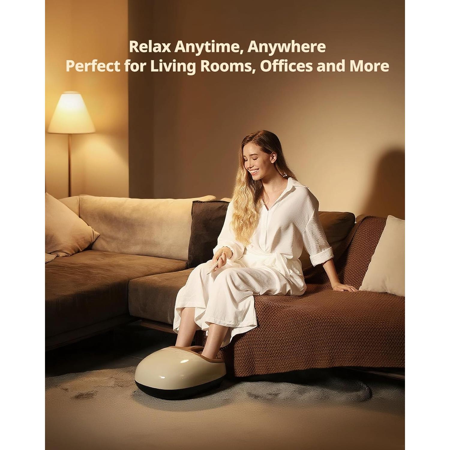 Máquina de Masaje para Pies Shiatsu Beirelaxed 3 Niveles Calor