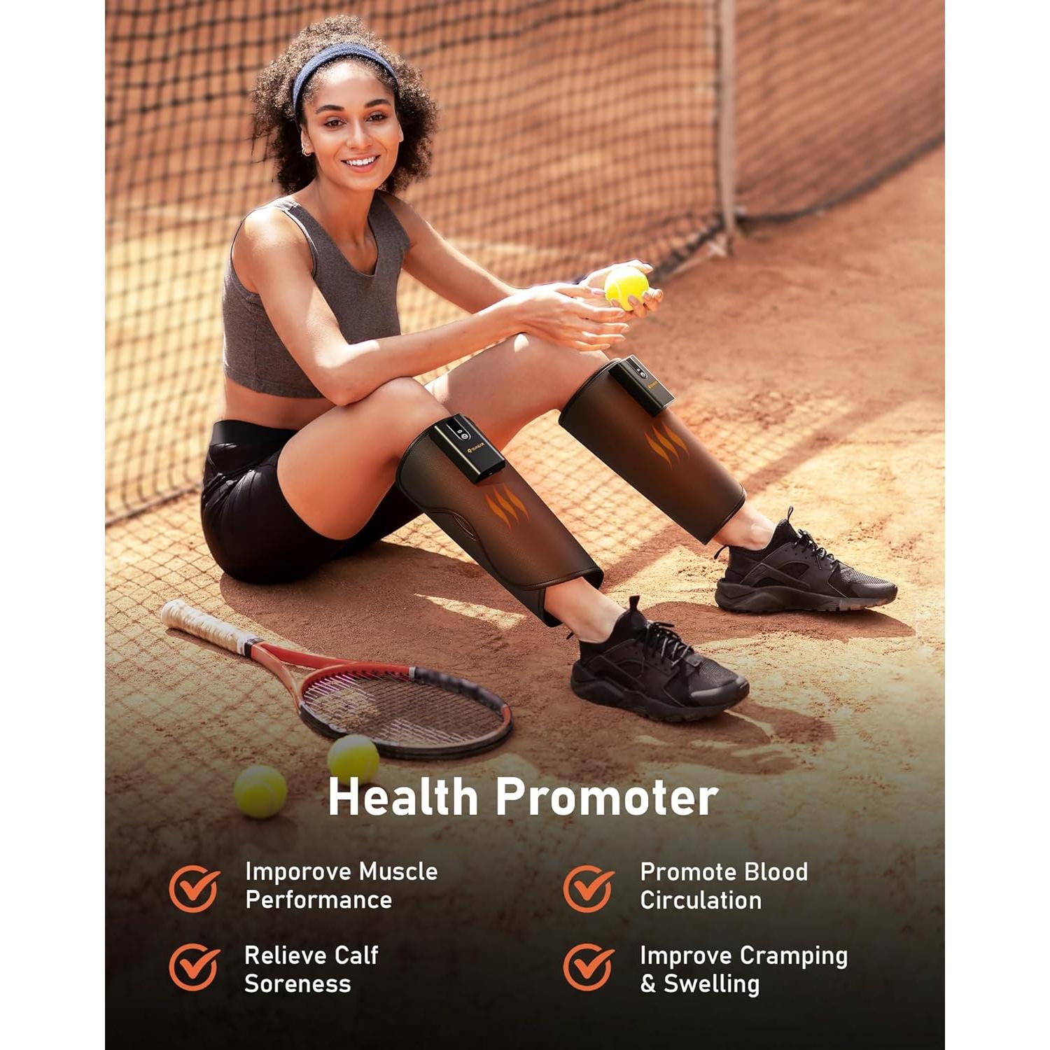 Masajeador de Pantorrillas Inalámbrico QUINEAR con Calor y Compresión