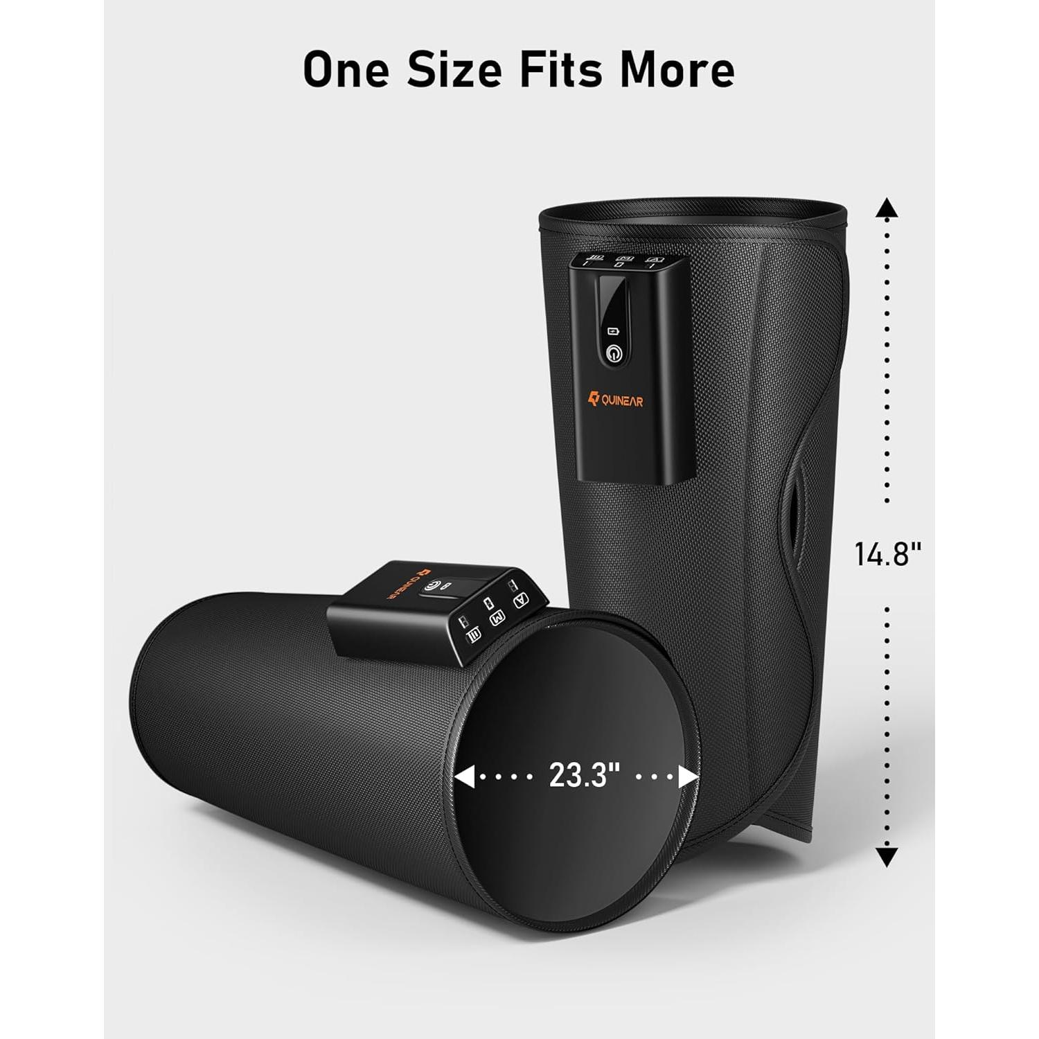 Masajeador de Pantorrillas Inalámbrico QUINEAR con Calor y Compresión