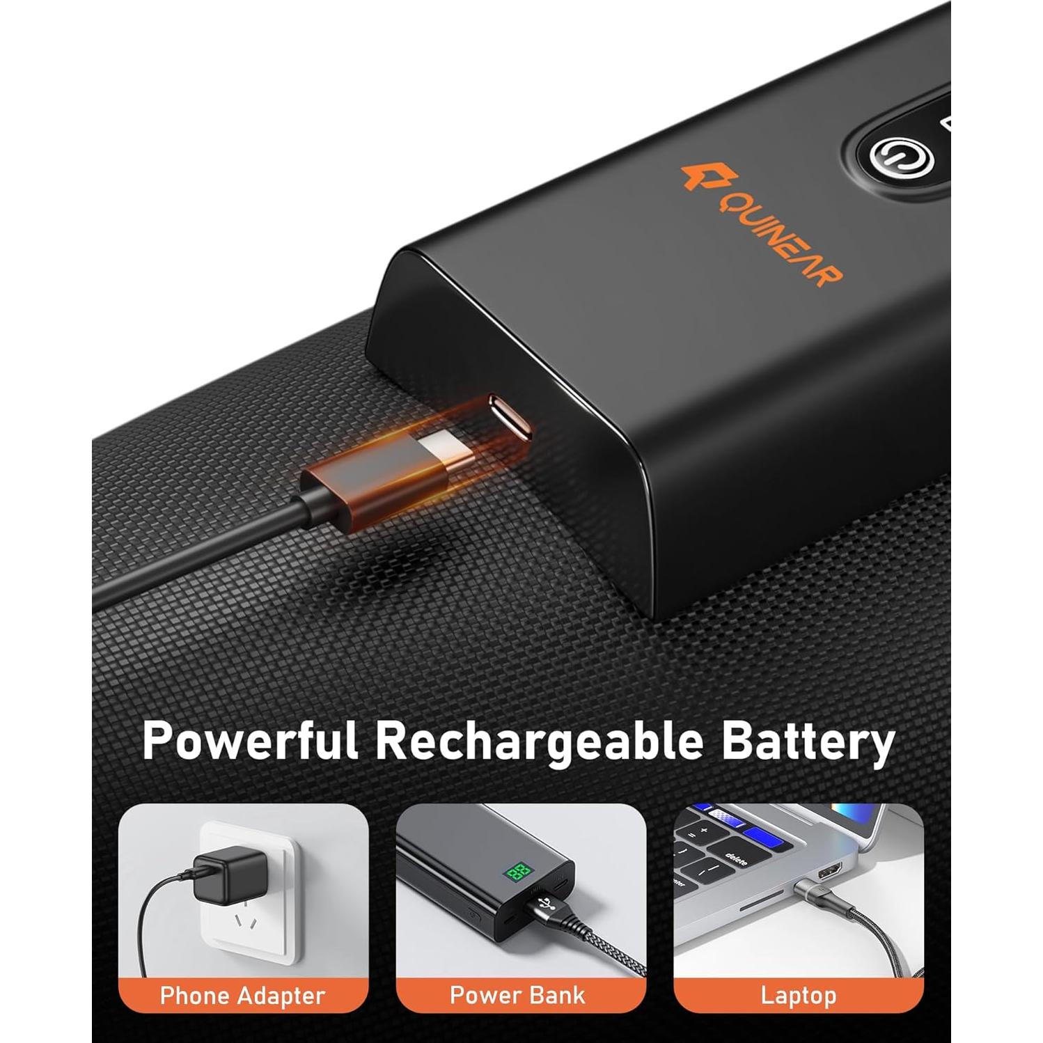 Masajeador de Pantorrillas Inalámbrico QUINEAR con Calor y Compresión