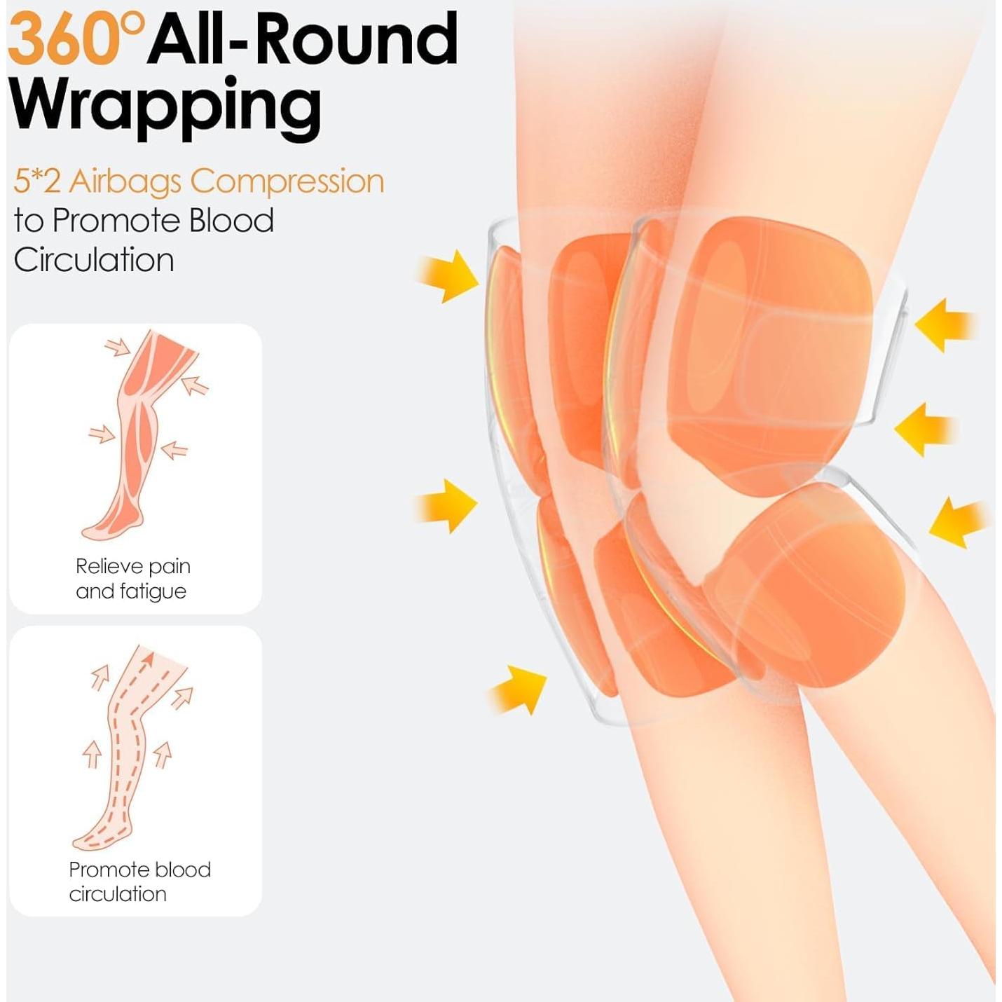 Masajeador de Rodilla con Calor y Compresión ZHANGZHOU 3 Niveles