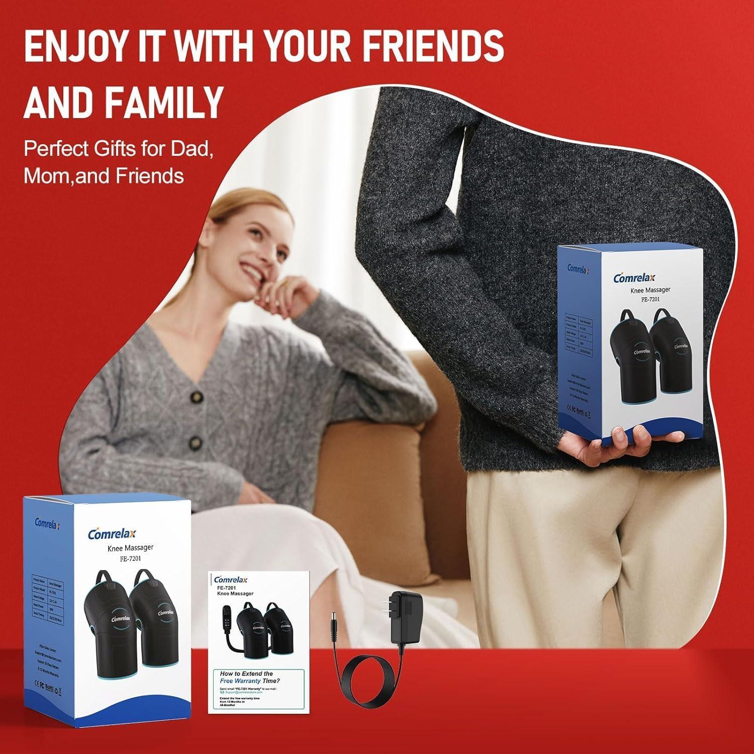 Masajeador de Rodilla con Calor y Compresión ZHANGZHOU 3 Niveles