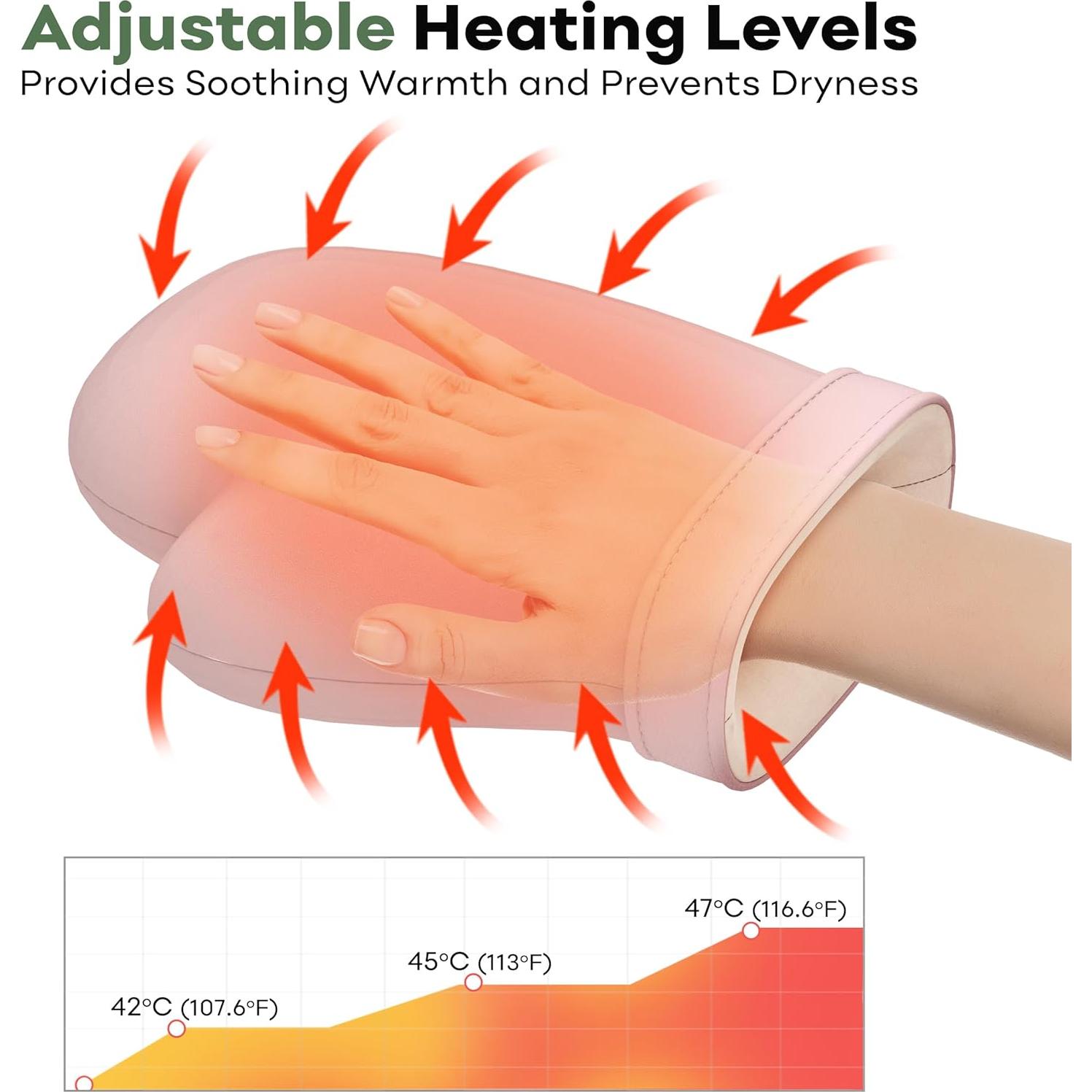 Masajeador de Manos Inalámbrico Adomii con Calor y Compresión