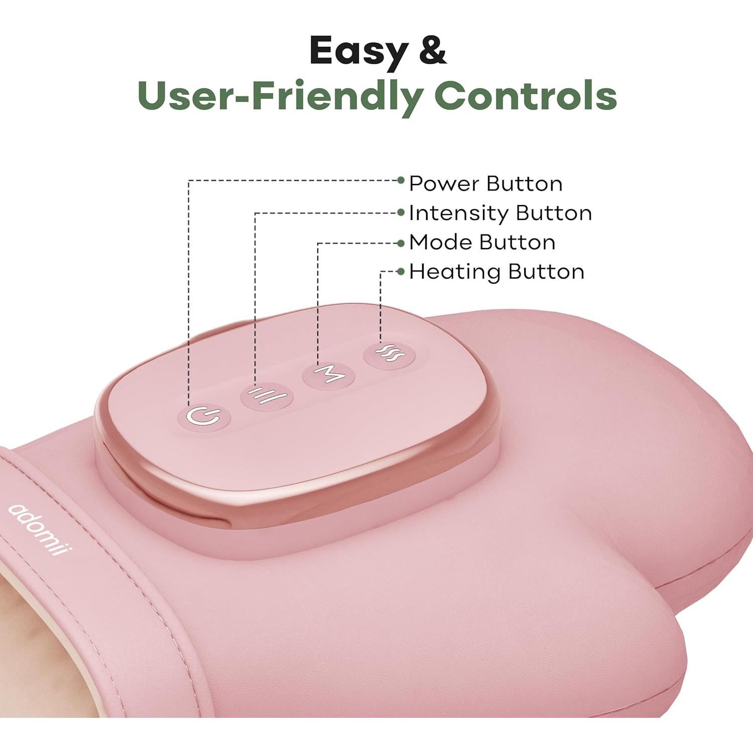 Masajeador de Manos Inalámbrico Adomii con Calor y Compresión