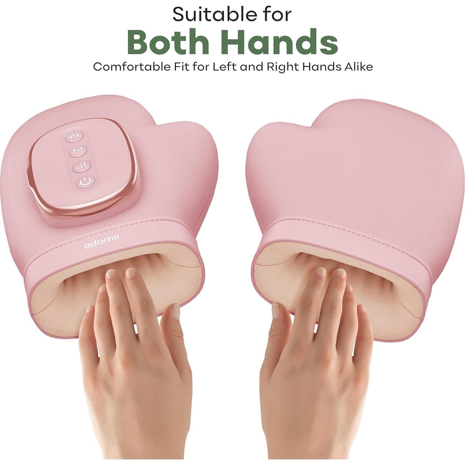 Masajeador de Manos Inalámbrico Adomii con Calor y Compresión