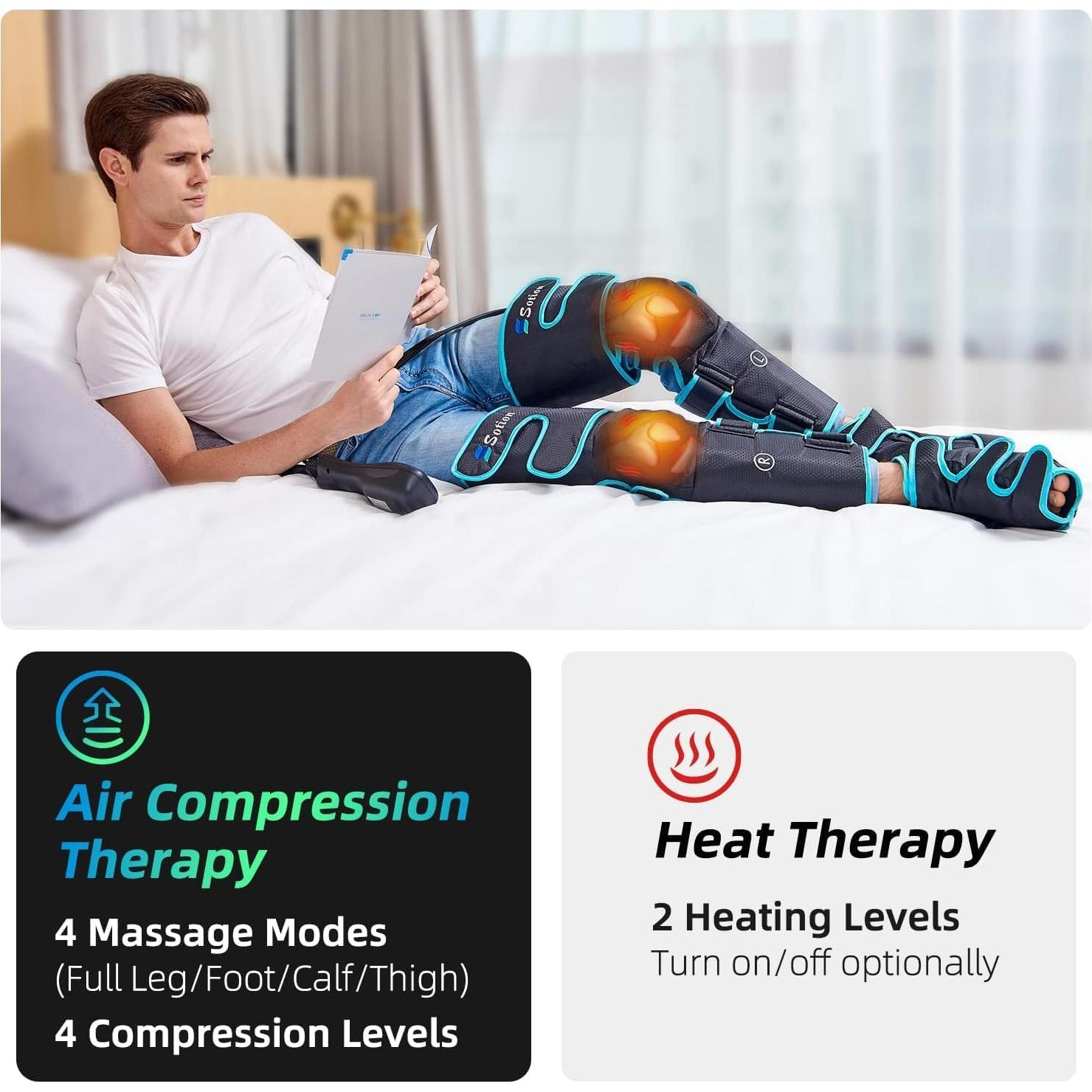 Masajeador de Piernas Slothmore con Compresión y Calor