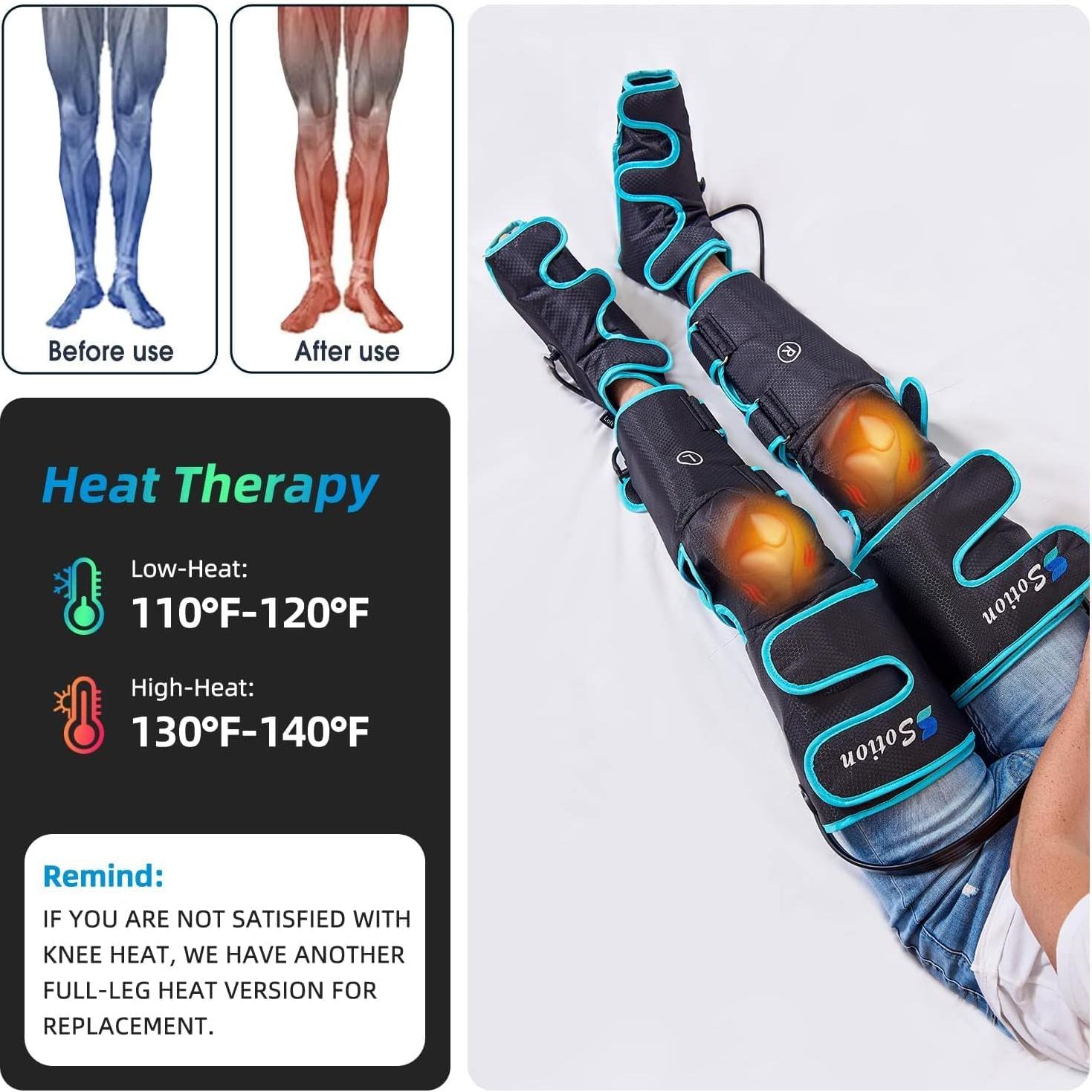 Masajeador de Piernas Slothmore con Compresión y Calor