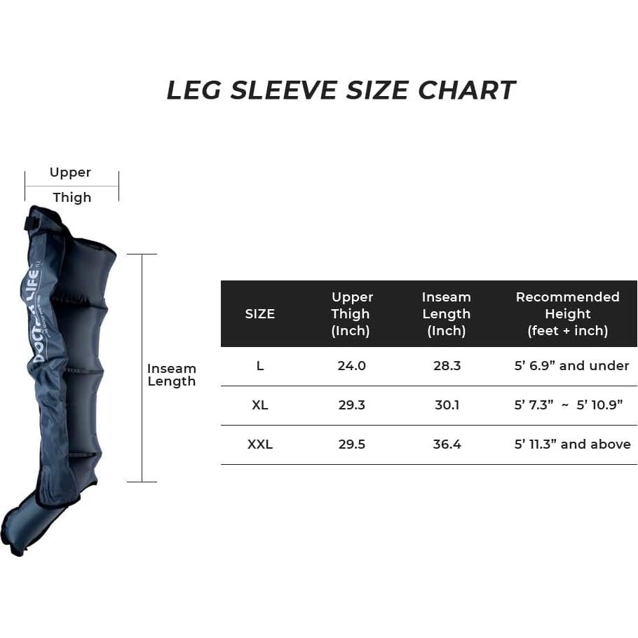 Sistema de Recuperación por Compresión DOCTOR LIFE LX9max Cuerpo Completo
