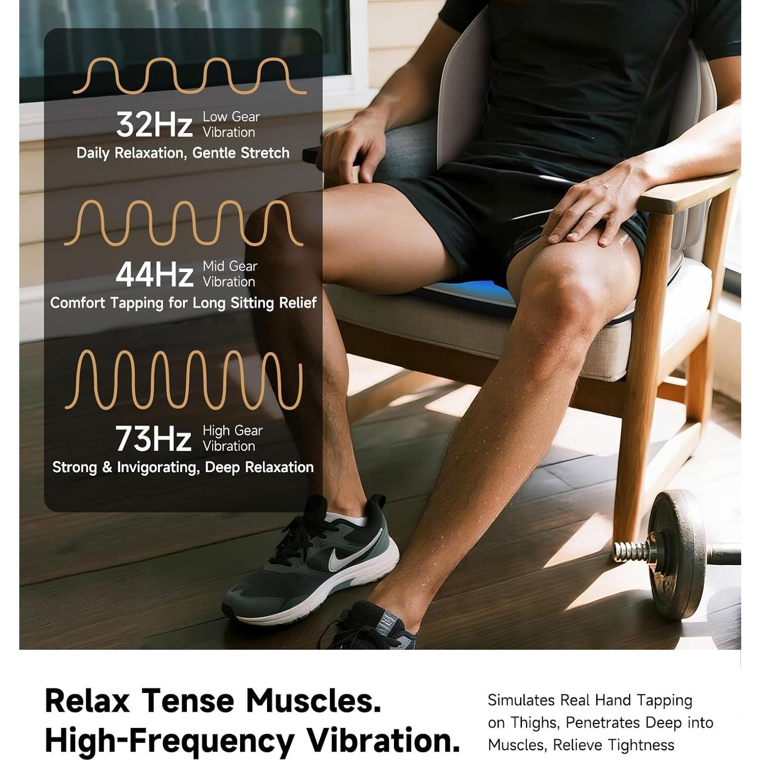 Almohadilla de Masaje Shiatsu Elite con Calor - 4D, Vibración, Compresión