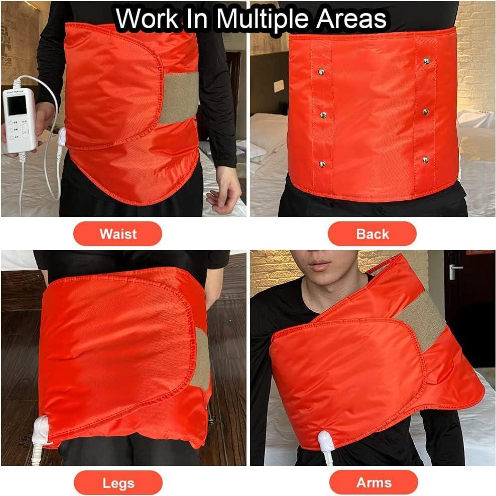 Cinturón Masajeador Eléctrico V ddhoger con Calor y Vibración