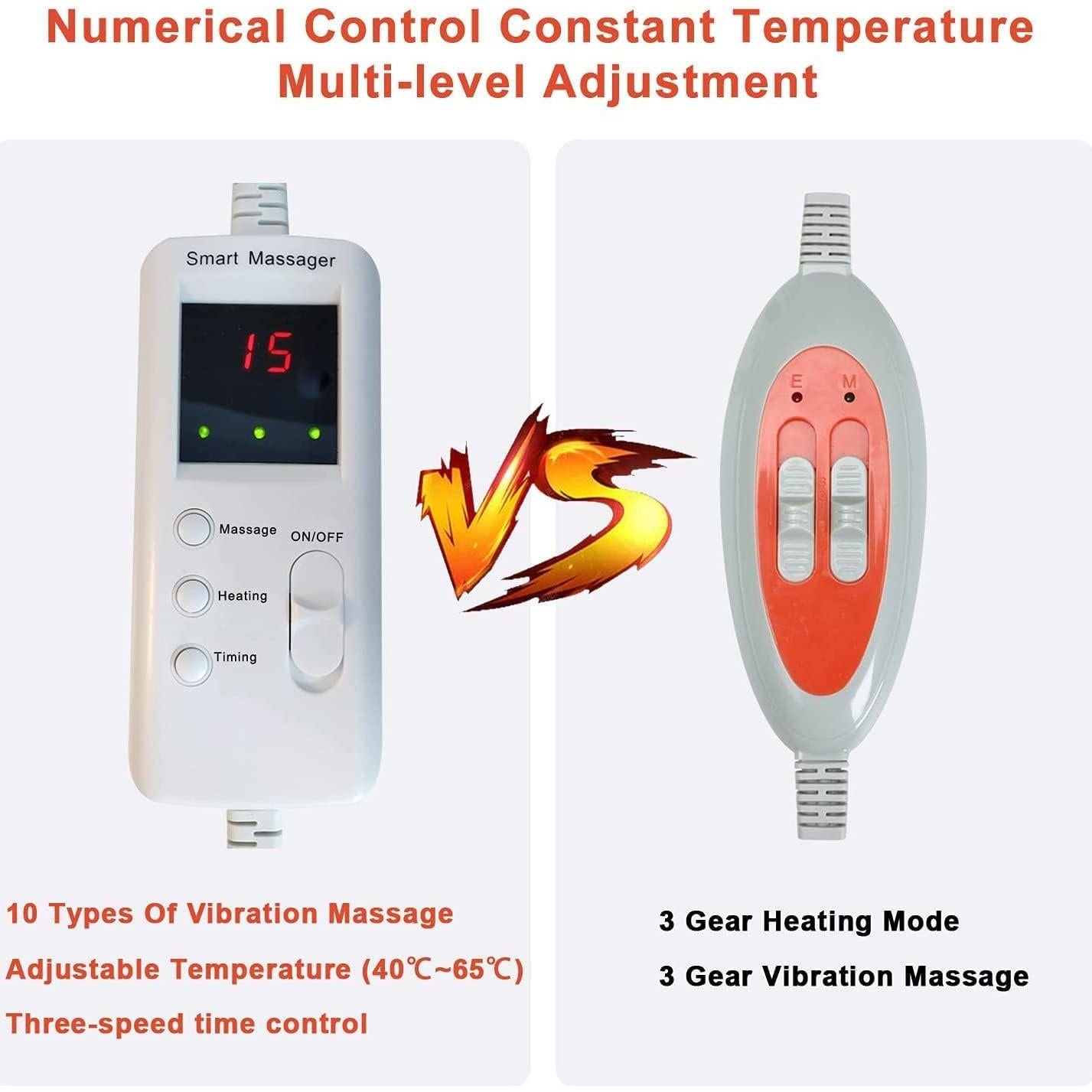 Cinturón Masajeador Eléctrico V ddhoger con Calor y Vibración