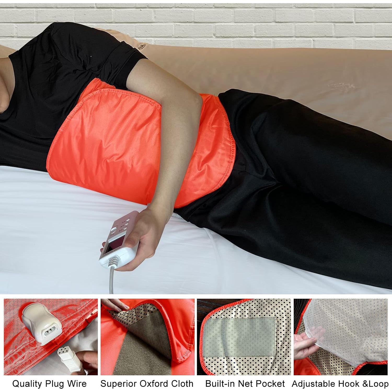 Cinturón Masajeador Eléctrico V ddhoger con Calor y Vibración