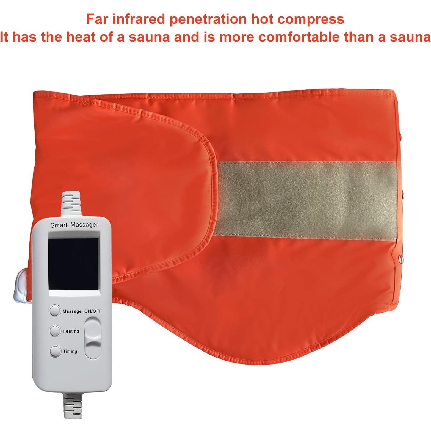 Cinturón Masajeador Eléctrico V ddhoger con Calor y Vibración