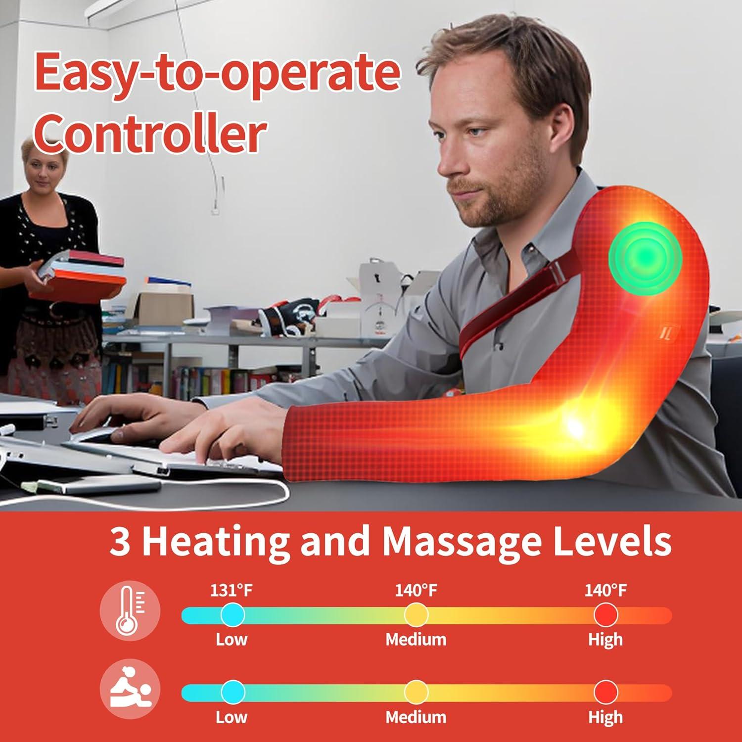 Almohadilla Térmica ZRBWM E18 para Hombro y Codo con Calor