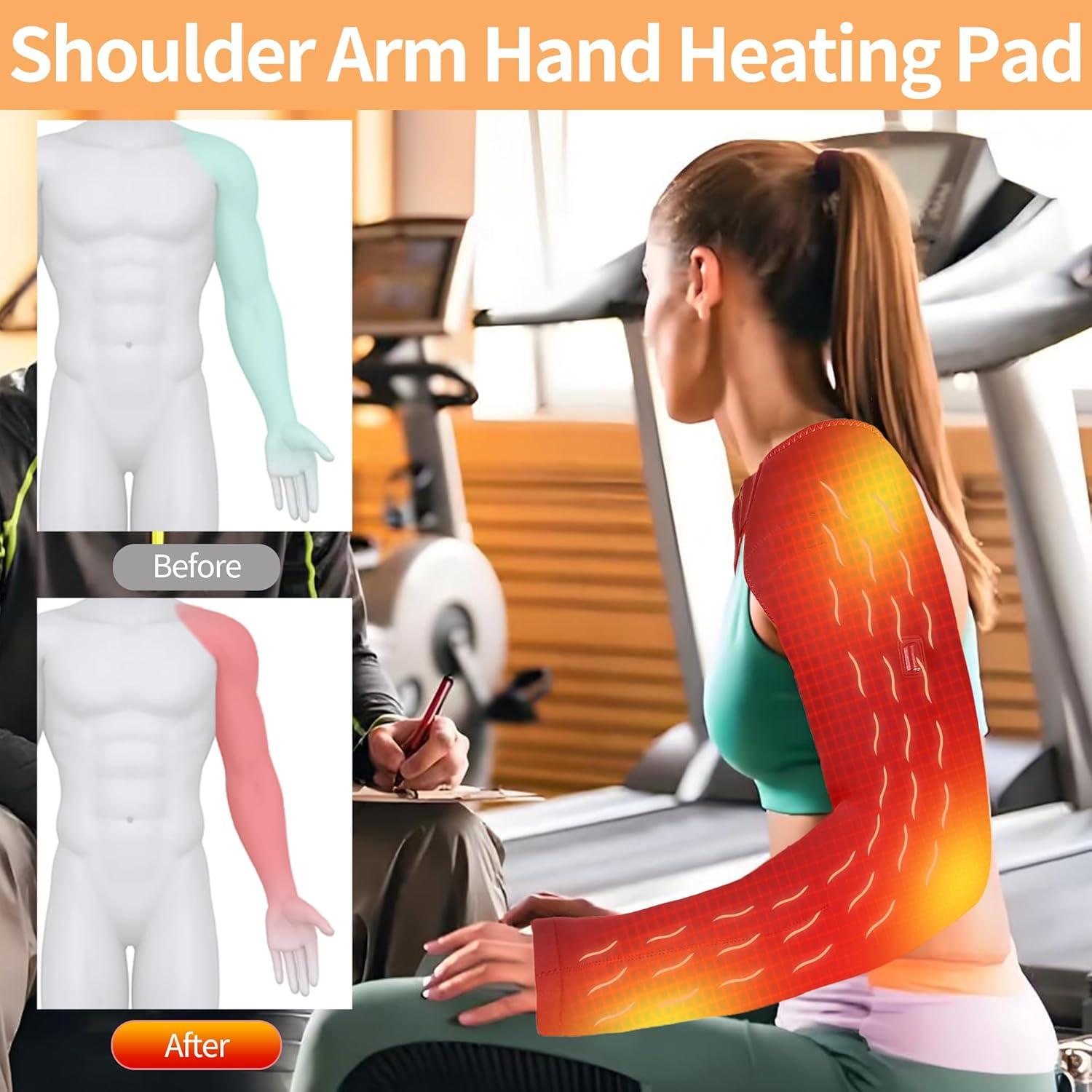 Almohadilla Térmica ZRBWM E18 para Hombro y Codo con Calor