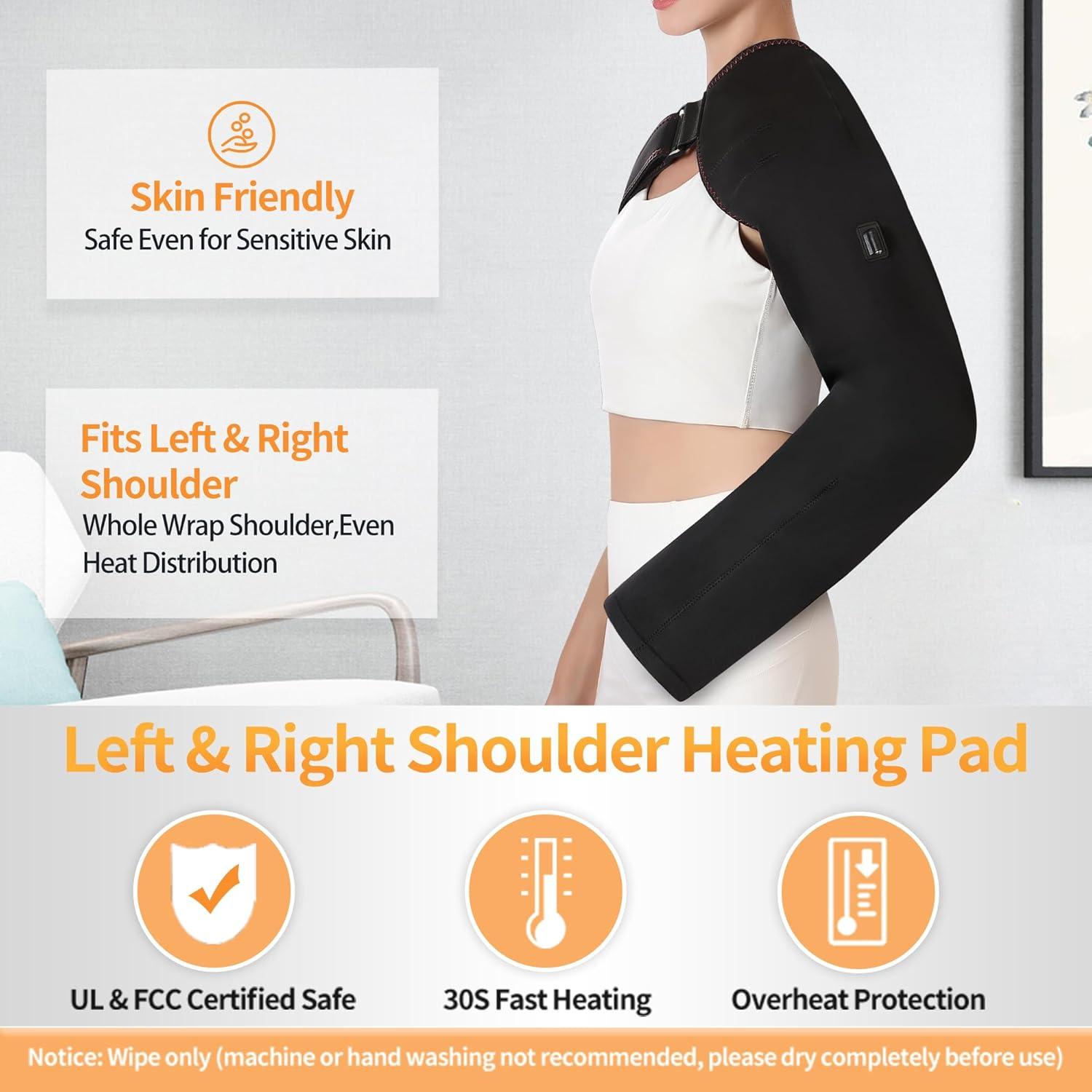 Almohadilla Térmica ZRBWM E18 para Hombro y Codo con Calor