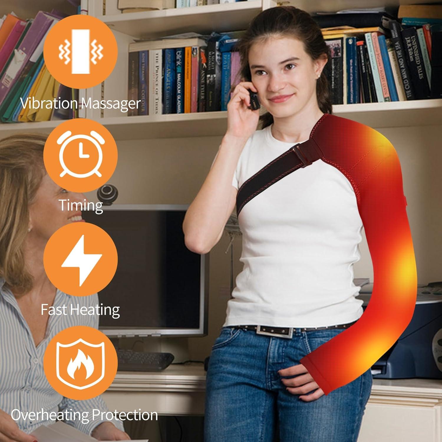 Almohadilla Térmica ZRBWM E18 para Hombro y Codo con Calor