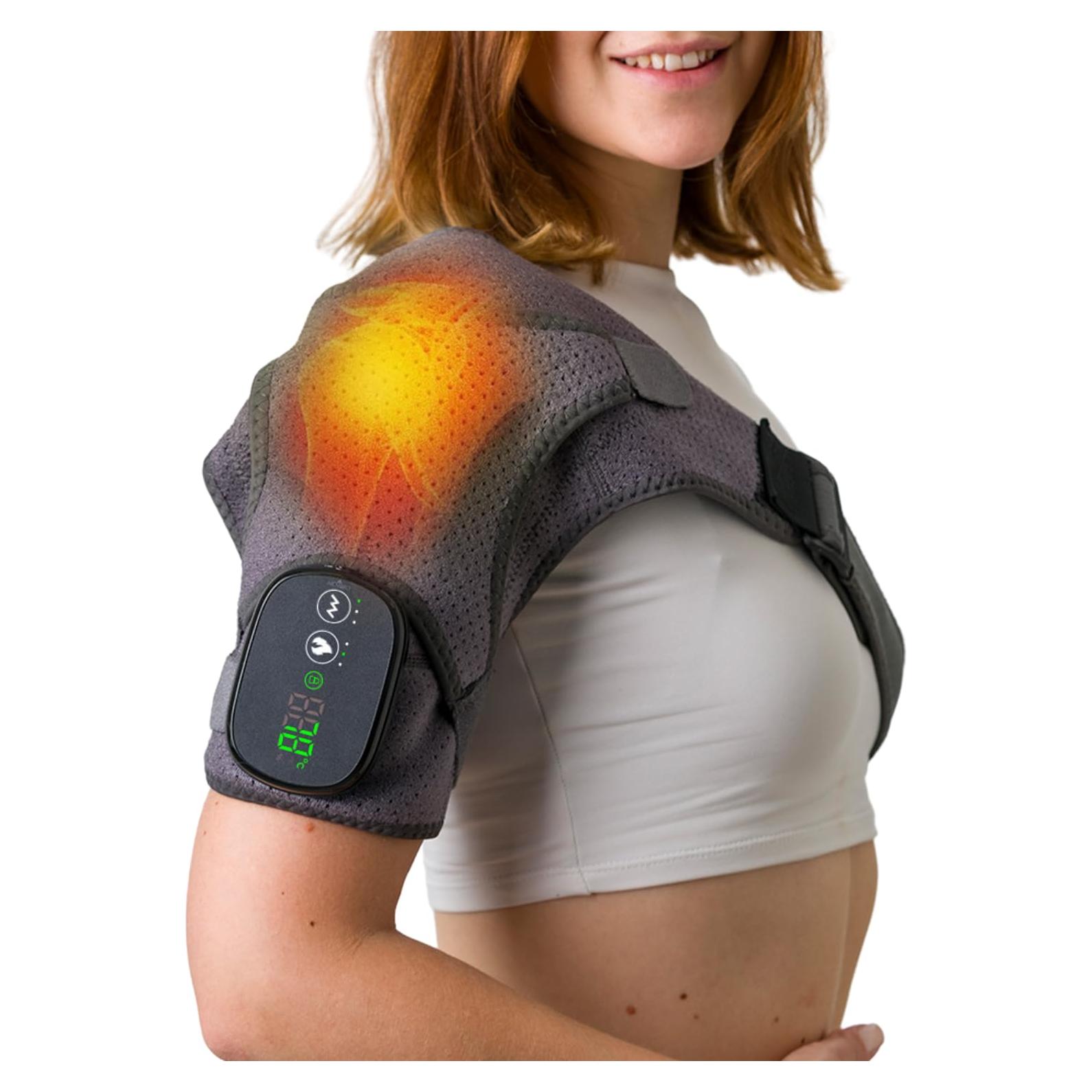 Masajeadora de Hombro Inalámbrica CHILLORA con Calor y Vibración