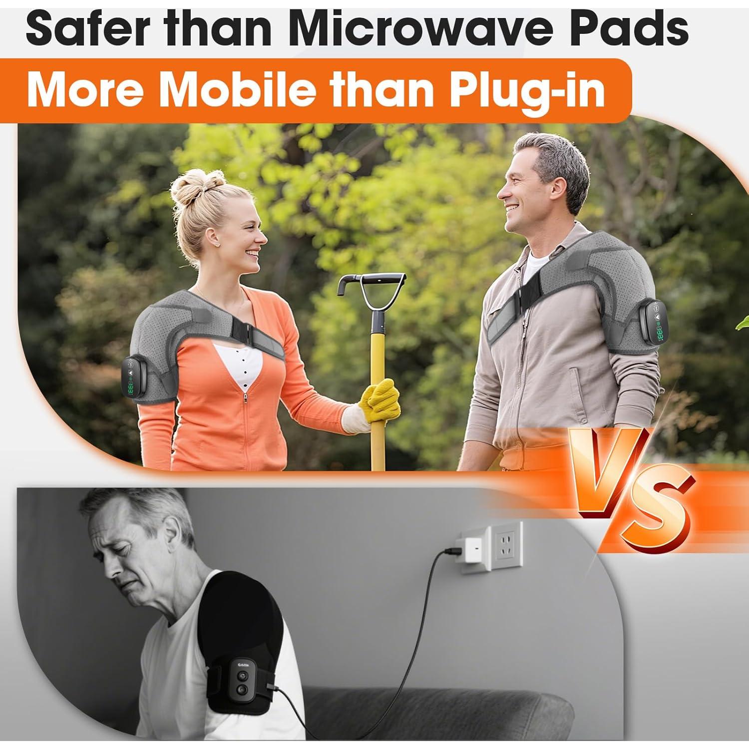 Almohadilla Térmica Inalámbrica WOLOYHEATIE para Hombros