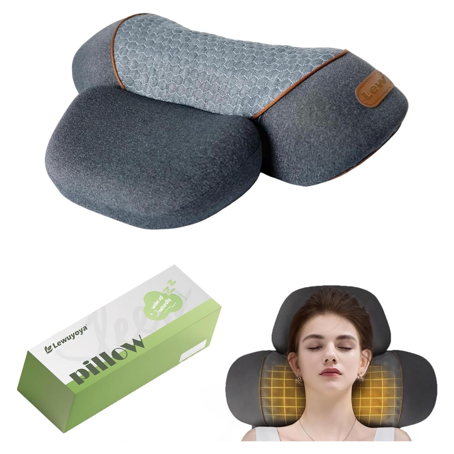 Masajeador de Cuello Vibrante Lewuyoya 3-en-1 con Calor