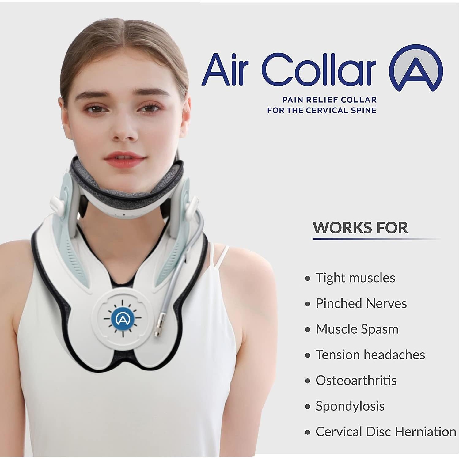 Dispositivo de Tracción Cervical Air Collar 2ª Gen Eléctrico