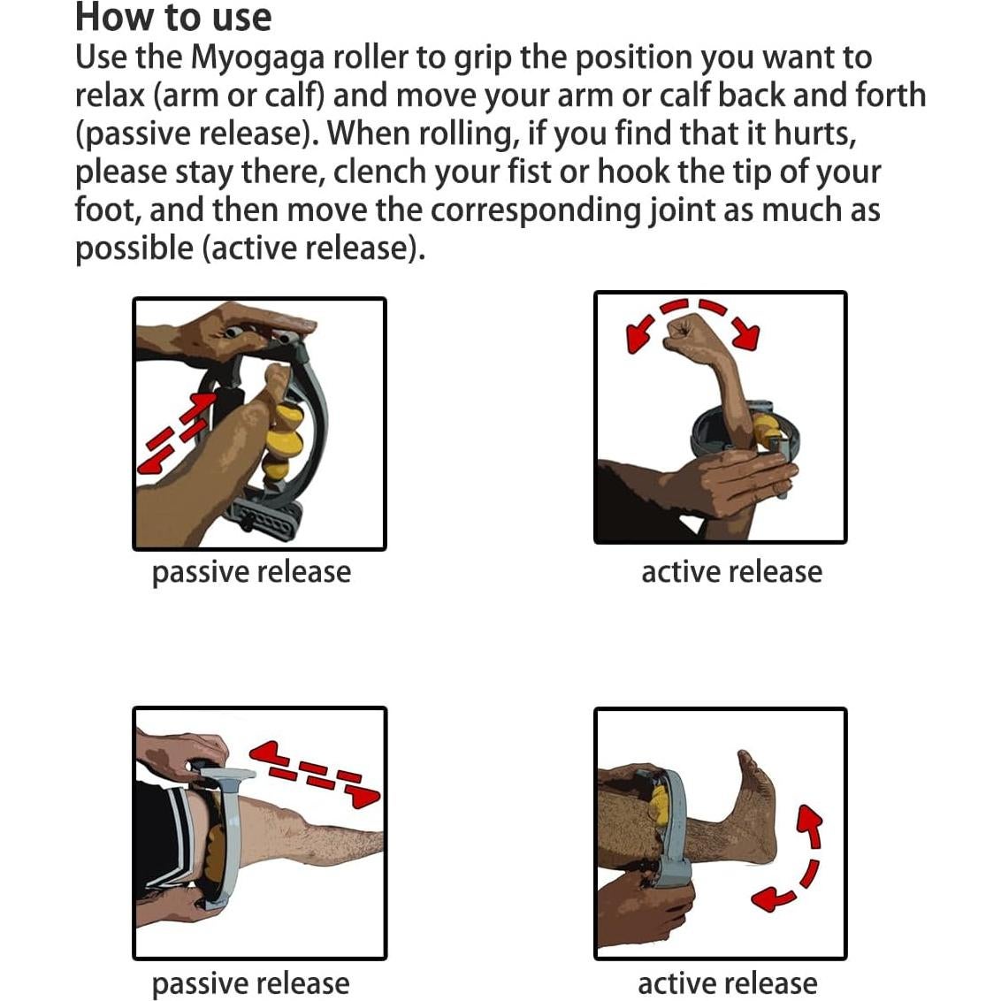 Masajeador de Tejido Profundo myogaga para Codo de Tenista