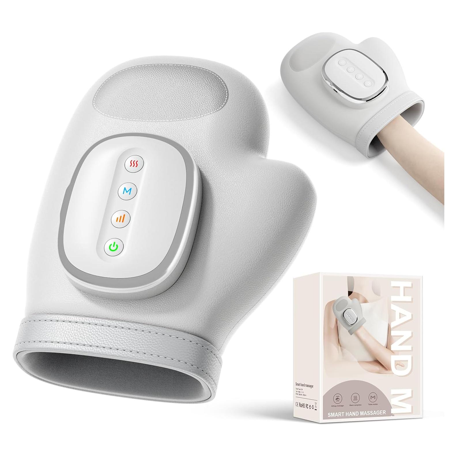 Masajeador de Mano AIRSEE con Calor y Compresión 3 Modos