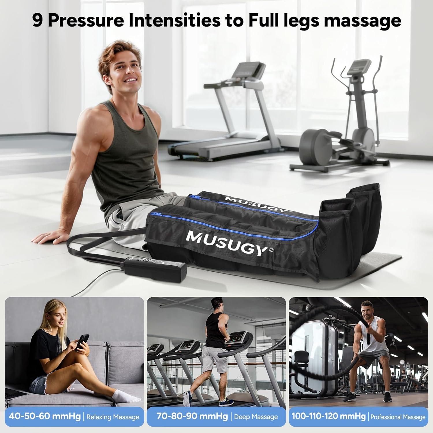 Botas de Compresión MUSUGY para Piernas - Recuperación Rápida