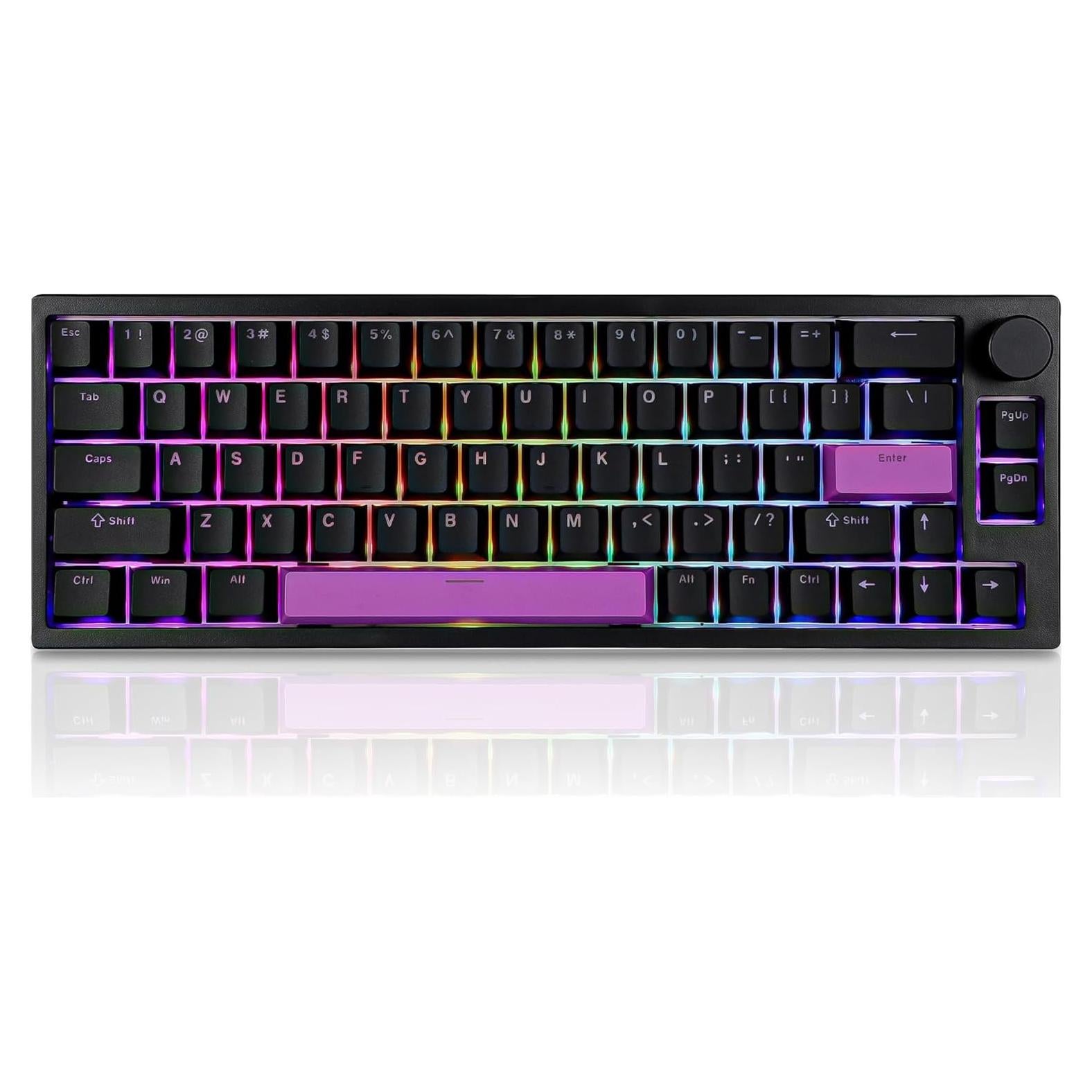 Teclado Mecánico BOYI 66Pro 65% RGB Hot-Swap Negro