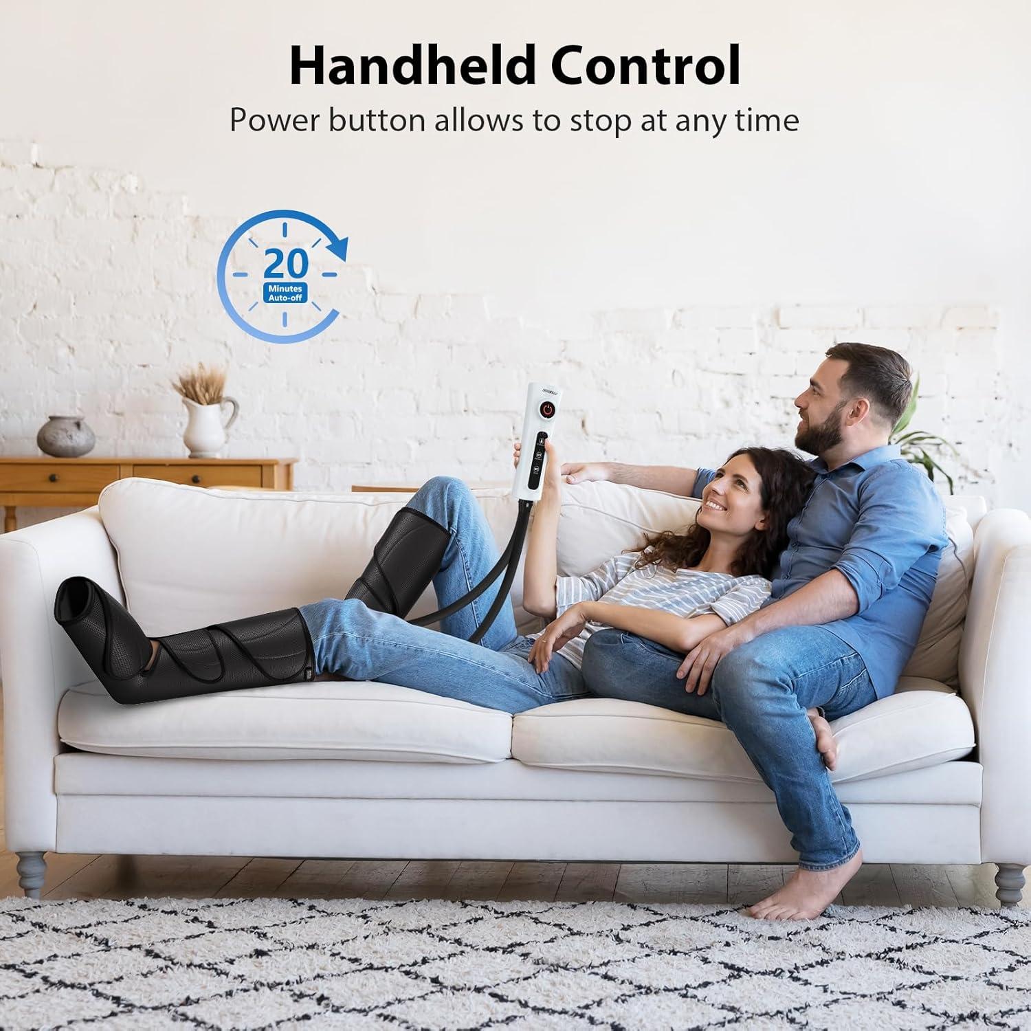 Masajeador de Piernas CINCOM CM-018A para Circulación y Alivio