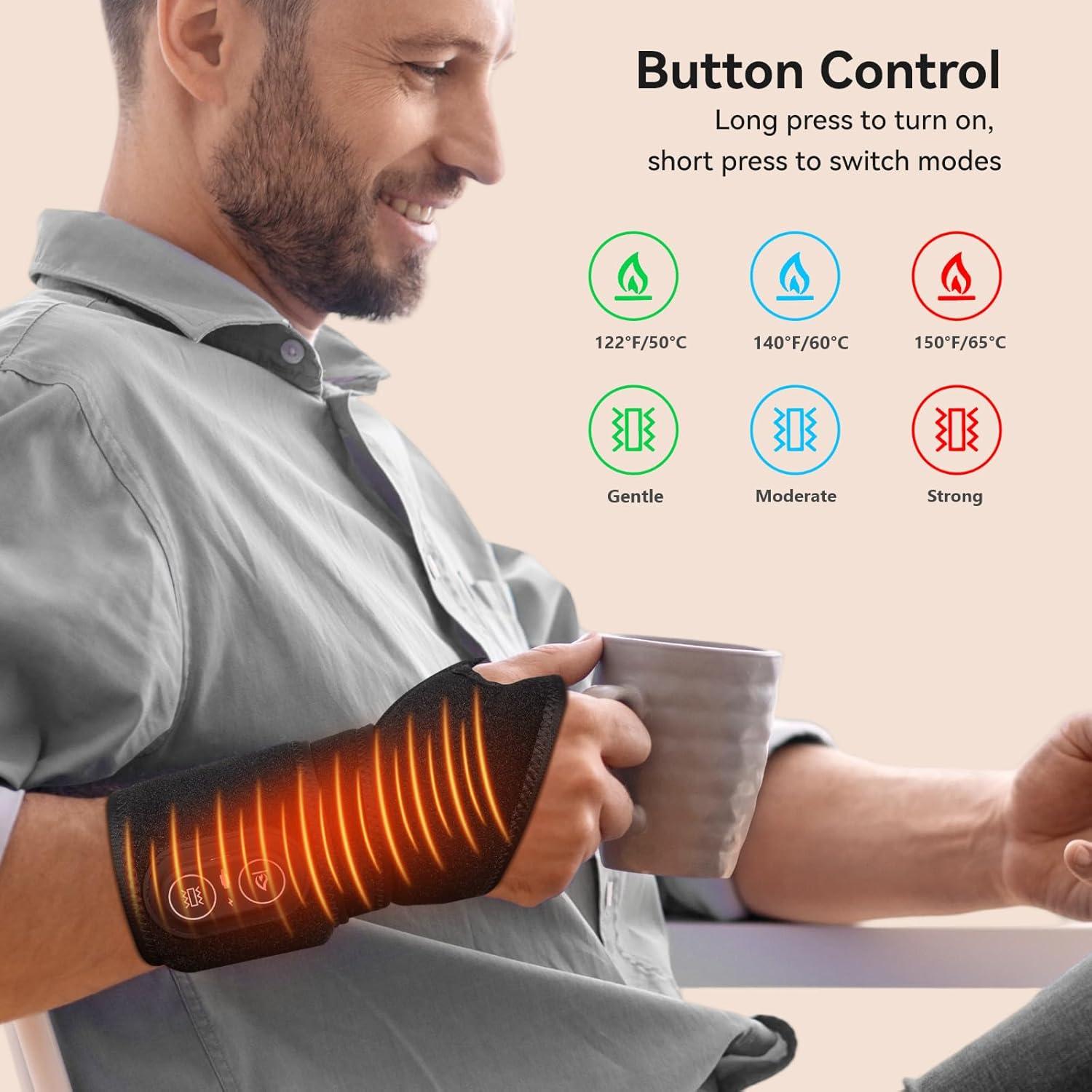 Almohadilla Térmica Inalámbrica Carecomfi para Muñeca 3000mAh