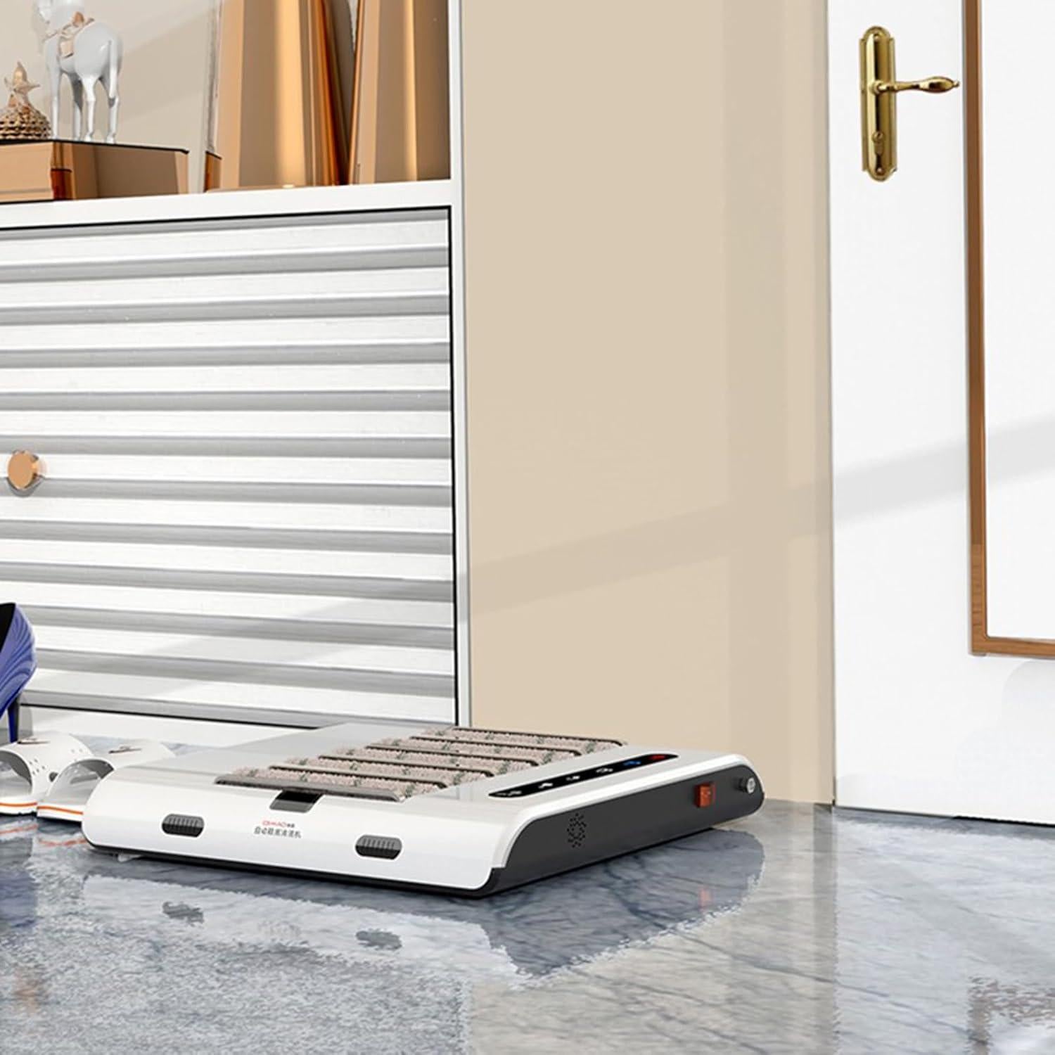 Limpiador de Suelas Automático Recargable 1000PA Blanco