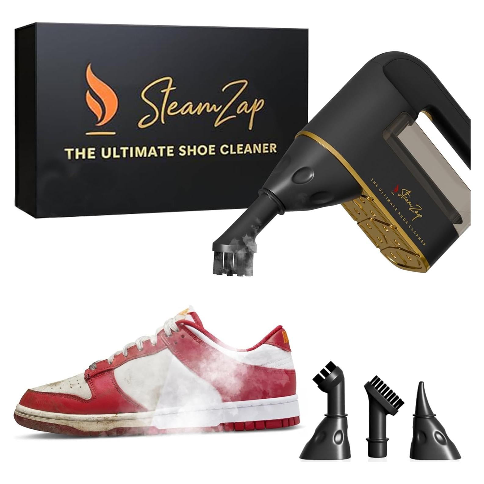 Limpiador de Vapor SteamZap para Zapatillas - 5 Accesorios