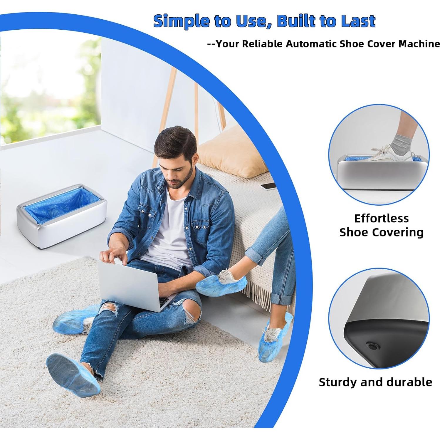 Dispensador automático de cubiertas para zapatos LYSHIYI - 200 piezas