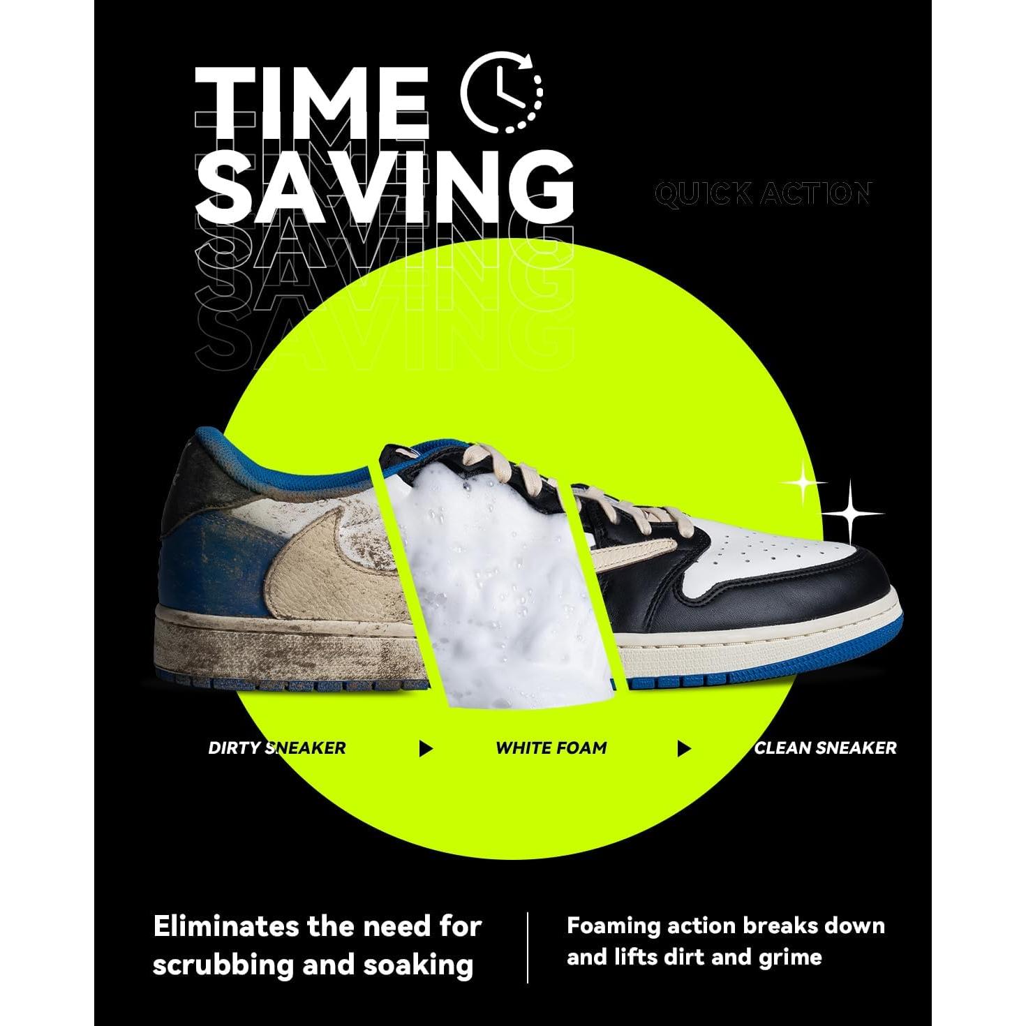 Limpiador de Zapatos Spray 300ml Multiusos para Cuero y Lona