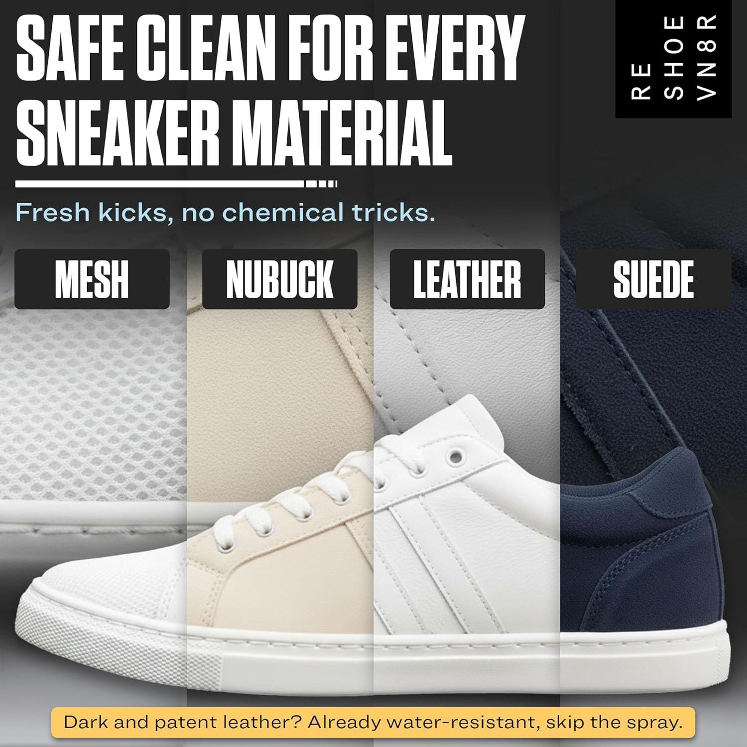 Spray Protector de Zapatos RESHOEVN8R 184ml - Impermeable y Antimancha