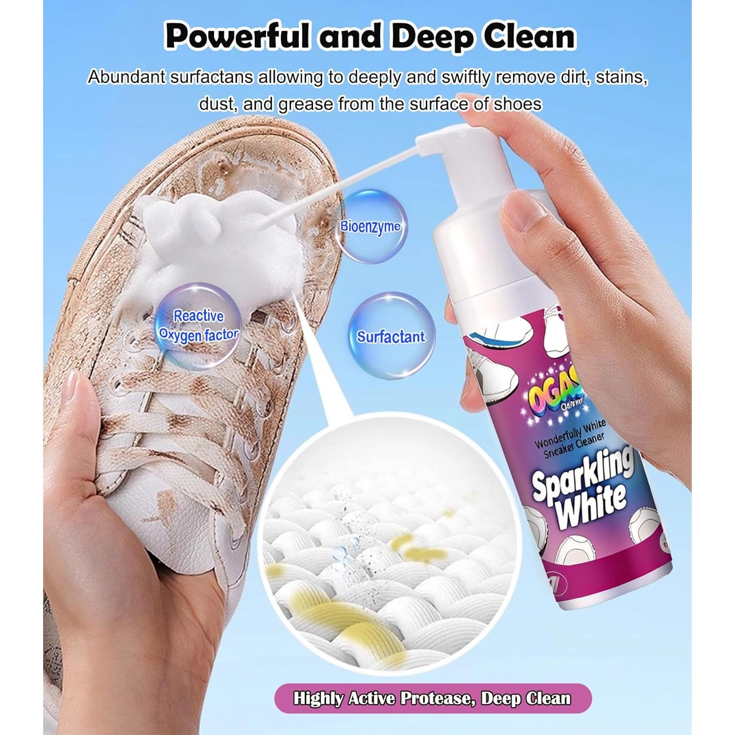 Limpiador de Zapatos Espuma 150ml - Kit de Limpieza Completo