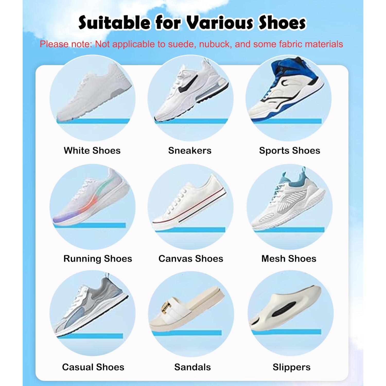 Limpiador de Zapatos Espuma 150ml - Kit de Limpieza Completo