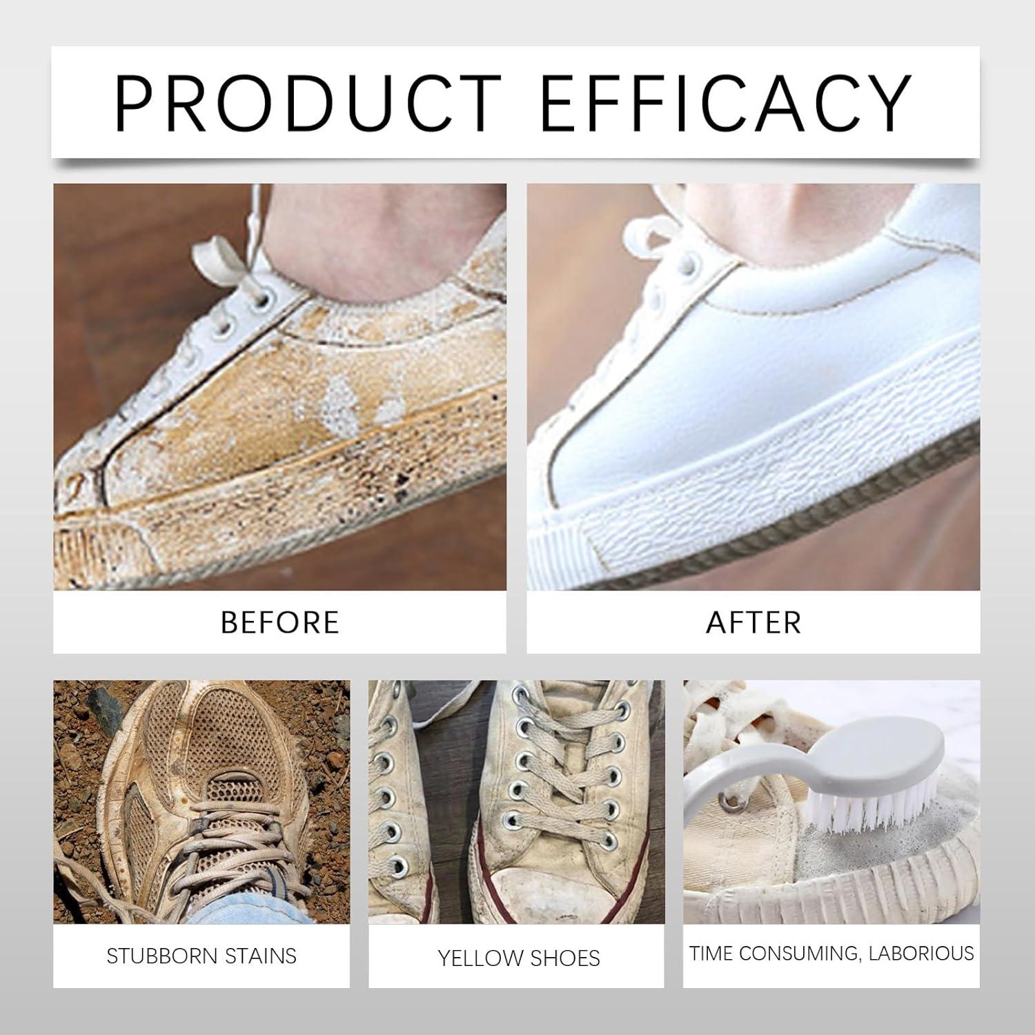 Limpiador de Zapatos de Espuma Profesional - Elimina Manchas Blancas