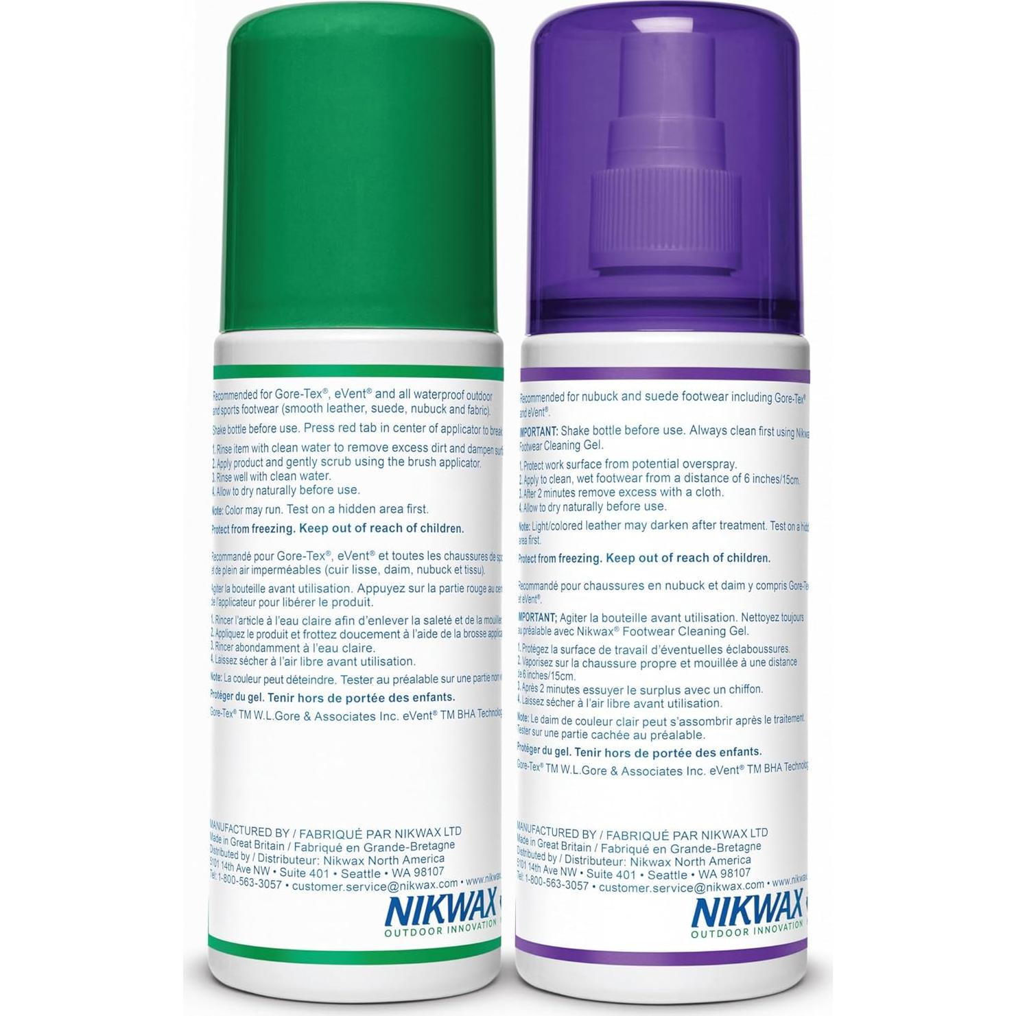 Nikwax Gel Limpiador y Spray Impermeabilizante 125ml