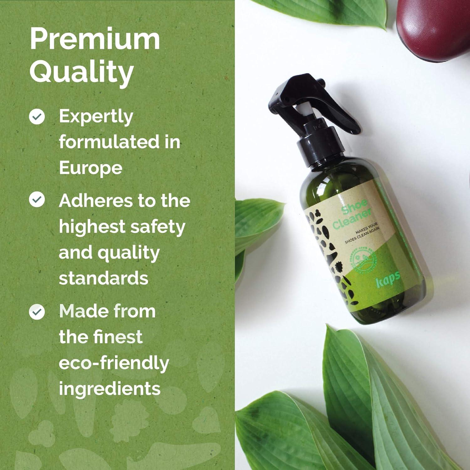 Limpiador de Zapatos Kaps 200 ml Ecológico Unisex Negro