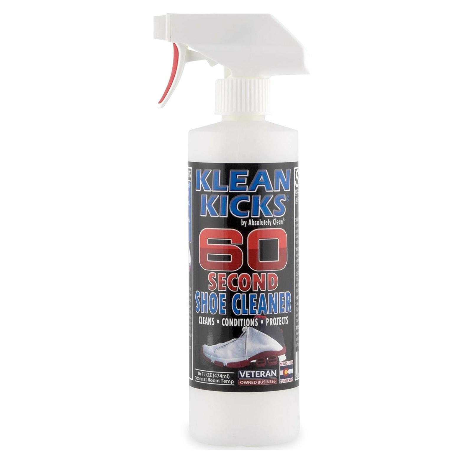 Limpiador de Zapatos Klean Kicks 473ml - Acción Rápida y Natural