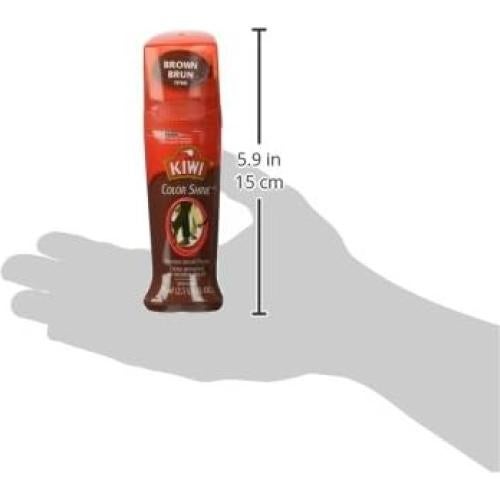 KIWI Pulidor de Zapatos Marrón 74 ml | Limpiador de Cuero