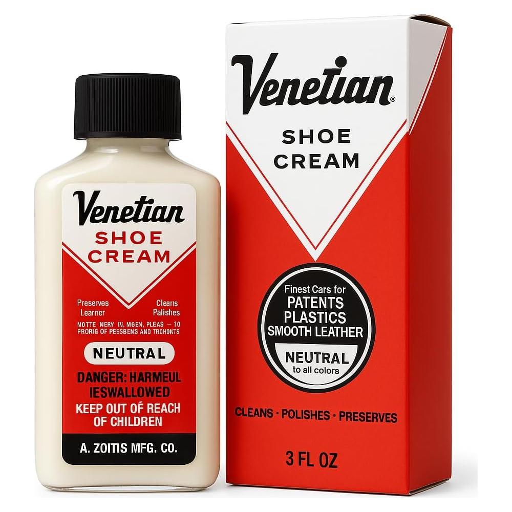 Crema para Zapatos Veneziana 85g - Nutre y Protege Cuero