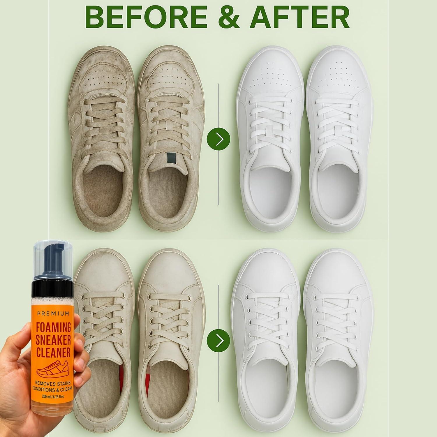 Limpiador Espumoso de Zapatos 200ml - Ecológico y Efectivo