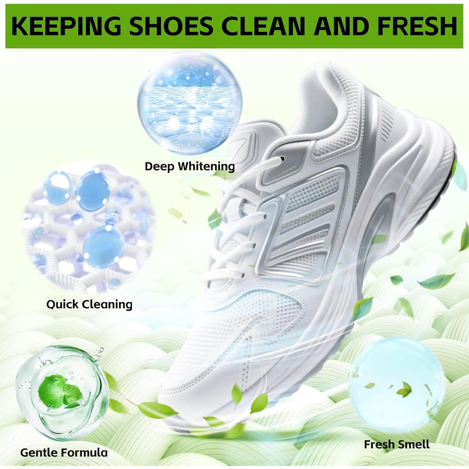 Kit de Limpieza de Zapatos X-SMILE 4 Piezas para Ante y Cuero